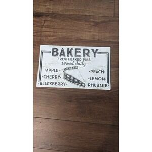 Metal bakery‎ sign